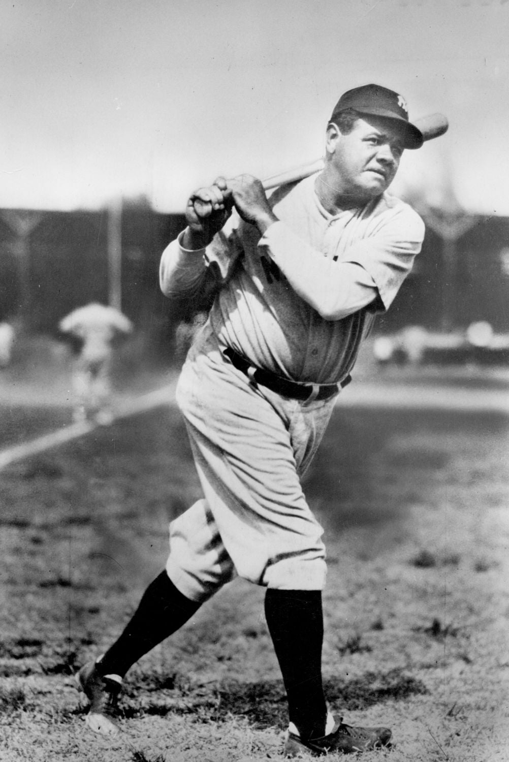 Babe Ruth Hits His 30th Home Run Of The Season Breaking His Own Single 7230